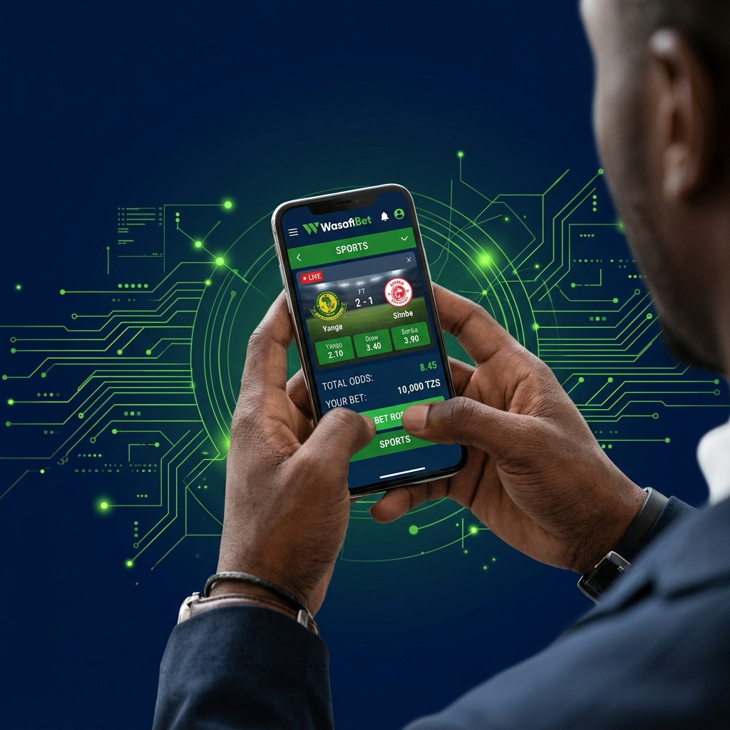 Programu ya WasafiBet Tanzania kwenye simu